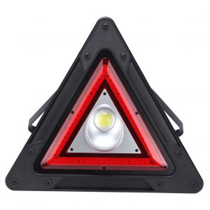 Hjlian Lampe De Travail Led Triangulaire Cob A Chargement Usb, Projecteur Multifonction Portable Pour Camping En Plein Air Avec Crochet W847-20w - Neuf