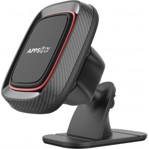 Cooy-Support Telephone Voiture Magnetique, 360° Tableau De Bord, Universel Porte Téléphone, Compatible Avec Iphone 11 Pro Xs Max X 8 Samsung Oneplus Etc - Neuf