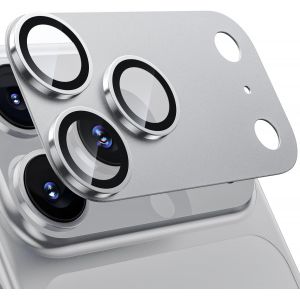 JGD-Protection mate pour appareil photo iPhone 17 Pro Max &iquest; Plaque m&eacute;tallique 9H Duret&eacute; anti-rayures sans bulles Film de protection d'&eacute;cran en verre transparent pour t&eacute;l&eacute;phone portable Anti-traces - Neuf