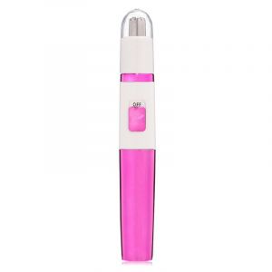 Tondeuse Nez Et Oreilles Pour Femme - Tondeuse Professionnelle Indolore Pour Le Nez, Les Sourcils Et Le Visage - Fonctionne Sur Batterie - Lames À Double Tranchant Étanches Pour Un Nettoyage Facile - Neuf