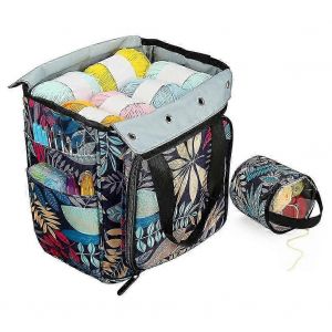 Fourre-Tout De Rangement De Fil,Sac Au Crochet Élégant,Organisateur De Capacité Pour Les Fournitures De Tricot Et De Crochet,Craft Tot - Neuf