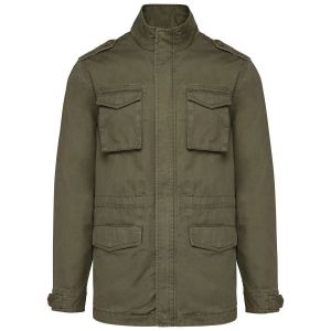 Veste Safari Saharienne - Homme - K6164 - Kaki Clair Washed - Neuf