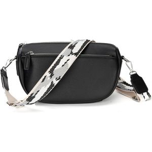 Sac &agrave; bandouli&egrave;re pour femme-En cuir synth&eacute;tique-Petit-Avec large bandouli&egrave;re-Mode-Amovible - Neuf