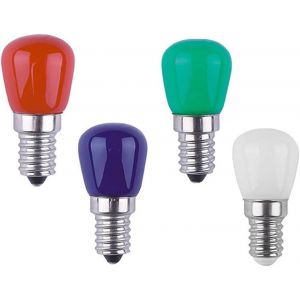 Kal-E14 Ampoule Led Colorée, 3w Ampoule Rouge, Verte, Bleue, Blanc Chaud, Adaptée À Ac220-240v, Halloween/Christmas/Festival, Bar/Party Color Ampoule. - Neuf