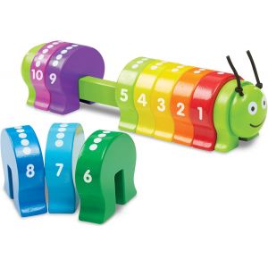 KAL-| Apprends A Compter Avec La Chenille| Jouets En Bois | Pour Garçon Ou Fille - Neuf