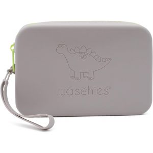 Tianyi-Sac De Voyage Pour Bébés Et Enfants, Le Rangement Parfait Pour Les Déplacements, Élastique Doux, Imperméable Et Lavable, Gris, 19 X 12,5 X 4 Cm, Bicolore Avec Fermeture Éclair Élégante Et - Neuf