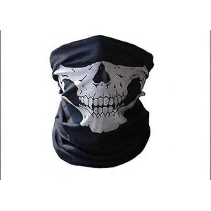 1 Masque Respirant Crâne Masque Cagoule Sans Coutures Écharpe - Neuf