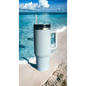 Letnerny-Grande Bouteille D'eau Isotherme Avec Couvercle, 1,2 L, Pour Boissons C S Ou Froides, Blanc - Neuf