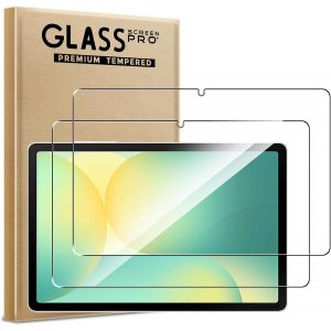 KALANKA-[Lot de 2 Verre Tremp&eacute; pour Samsung Galaxy Tab S10 FE 10.9"", 0,26mm Film de Protection D'&eacute;cran avec Haute Transparence &agrave; 99%, Anti-trace Protecteur avec Duret&eacute; 9H Glass - Neuf
