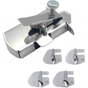 Kal-Pièces Sewing Rolled Hemmer Foot Avec 1 Guide De Couture Magnétique 3-Mm Pied D'ourlet Roulé À Coudre Pied Presseur Ourlet Roulé Accessoires Couture Pour Commercial Et Domestique Coudre - Neuf
