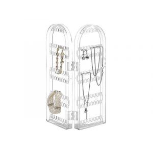 Pr&eacute;sentoir &Agrave; Bijoux Pliable Pour Boucles D'oreilles Et Colliers - Neuf