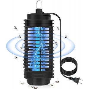 Lampe Anti Moustique UV Tue Mouche Electrique Int&iquest;&iquest;rieur et Ext&iquest;&iquest;rieure, 360 &iexcl;&atilde; Tueur D'Insectes R&iquest;&iquest;pulsif Anti Moustique Electrique, Pi&iquest;&iquest;ge &iquest;&iquest; Mouches &iquest;&iquest;tanche IPX5, pour Camping Int&iquest;&iquest;rieur Ext&iquest;&iquest;rieur-Noir - Neuf