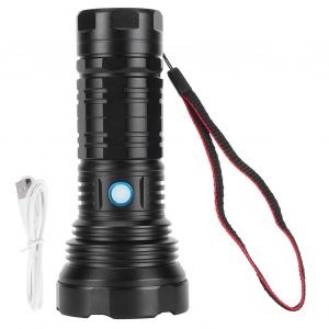 Hjlian Lampe Torche Electrique Sst40, Lampe Torche Puissante, Lampe De Recherche, Chargement Usb, Pour Usage Domestique Et Exterieur - Neuf