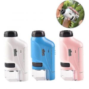 Microscope portable 60-120x Microscope de poche Led Light Portable Mini Microscope - Neuf