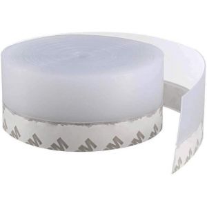 Bande D'etanchéité En Silicone¿ 10m Transparent Bande D'étanchéité Auto-Adhésive Bas Strip -Bise Joint De Fond De Porte Imperméable Coupe-Vent Anti-Poussière - Neuf
