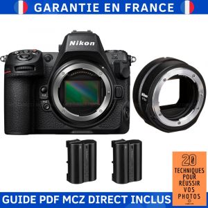 Nikon Z8 + FTZ II + 2 Nikon EN-EL15c + Guide PDF MCZ DIRECT '20 TECHNIQUES POUR RÉUSSIR VOS PHOTOS - Neuf