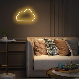 Kalanka-Cloud Néon Sign Led Décoration Murale Usb Ou Batterie Signe Chambre Fête D'anniversaire Noël Salon Enfants Mariage Fille Décoration (Blanc Chaud) - Neuf