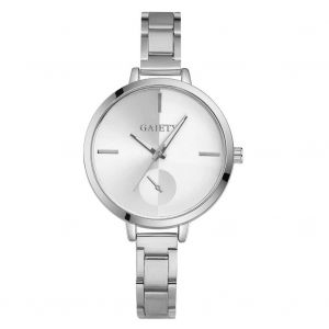 Gaiety Femmes &Eacute;l&eacute;gant Cadran Simple Bracelet En Alliage Fin Montre &Agrave; Quartz Montre-Bracelet Analogique (Argent) - Neuf