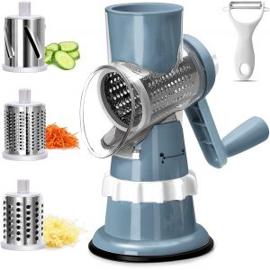 Eryi-Mandoline De Cuisine, Manuelle Coupe Legume Decoupe Legumes, Multifonctions Coupe Legumes Coupe Légumes Lame En Acier Inoxydable, Julienne, Cubes, Fcoupe Patate Frite Carotte - Neuf
