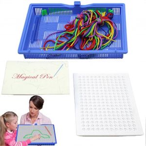 Tress&eacute; Activit&eacute; de Conseil pour les Enfants, Portable Color&eacute; Jouet &eacute;ducatif, de l'&Eacute;ducation La&ccedil;age Conseil pour les Anniversaires et les jours F&eacute;ri&eacute;s - Neuf