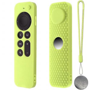 Pour Apple TV 4k Stick Télécommande Silicone Étui Housse de Protection Peau Avec Lanière - Neuf