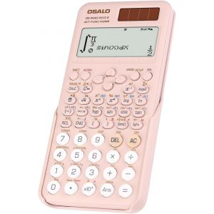 Calculatrice Scientifique 401, Fonction 10 + 2 Chiffres, &eacute;cran Solaire et Batterie, &eacute;tui de Protection pour l'&eacute;cole, Noir (OS 991MS 2nd Edition) - Neuf