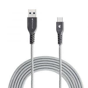 Thef-Usb C Câble Chargeur (2m) Pour Appareils Usb Type C Samsung Tab A8 10.5, Tab A7 Lite 2021, Tab A7 10.4, Tab S7 Fe/Plus, Tab S8, Tab S6 Lite, Tablette Lenovo Tab P11 Plus, M10/Plus [Argent] - Neuf