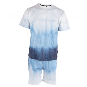 T-Shirt Et Short Imprimes Pour Garcons, Simple, Doux Et Decontracte, A Manches Courtes, Tz101002 M - Neuf