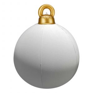 Velours Gonflable Ornements Boules de plein air - 24 Pouces de Large Gonflable Boules de No&euml;l, R&eacute;utilisable exploser des d&eacute;corations de No&euml;l Gonflable de No&euml;l, D&eacute;coration pour - Neuf
