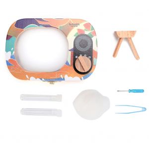 Boite De Collecte De Dents De Lait En Bois Pour Bebe, Boite De Rangement Pour Dents De Lait, Cadeau Commemoratif Pour Enfants (Nuage) - Neuf