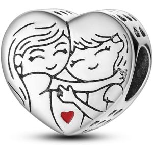 Charme Monde Global Argent 925 Sterling Femmes Perles Charm Pendentif Breloque Avec 5a Zircone Compatible Pour Europ&eacute;en Bracelets Collier,Christmas Gifts For Family/Friends - Neuf