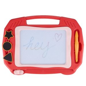 Eddy Toys Ardoise Magique Enfant avec Tampons et Stylo - 33 x 29,5 x 27 cm, Jouet Magn&eacute;tique - Plastique - Rose/Bleu - Neuf