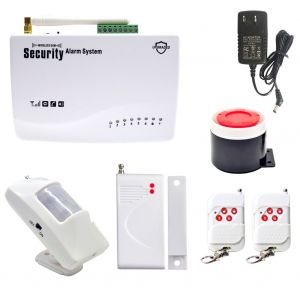 Systeme d'alarme intelligent sans fil GSM pour la securite de la maison, capteur d'alarme anti-incendie et anti-gaz SOS, Royaume-Uni - Neuf