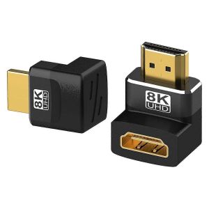 2PCS 8K - Coupleur convertisseur m&acirc;le &agrave; femelle,- 2.1 Rallonge pour interrupteur de cl&eacute; TV - Neuf