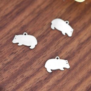 Mini Breloques Animaux En Acier Inoxydable Pour Bricolage, Bracelets À Glands, Bijoux Exécutifs, Pendentif Loup, Renard, Singe, Chameau, Dragon, Lézard, En Vrac, 3 Pièces--Pa1831 - Neuf