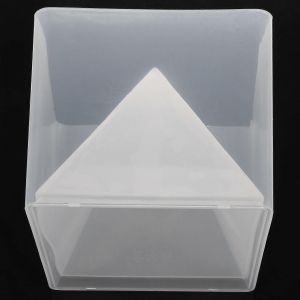Super Pyramide Moule En Silicone R&eacute;sine Artisanat Bijoux Moule En Cristal Avec Cadre En Plastique Bijoux Artisanat Resi - Neuf