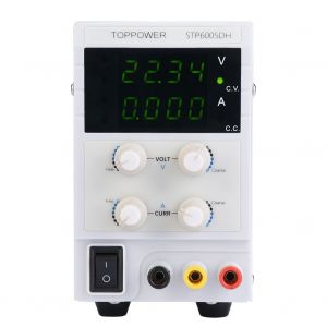 Alimentation regulee CC haute precision STP6005DH 4 LED 300 W 0-60 V 0-5 A Prise UK 230 V - Neuf