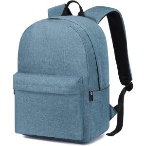 KALANKA-Sac à Dos Scolaire Lycée Ado Étudiant Léger pour Garçon Fille, Sac d'École Travail Voyage, pour Collège et Université, Ordinateur Portable 15,6 Pouces - Neuf