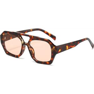Lunettes De Soleil Rétro Pour Homme Et Femme - Lunettes De Pilote Carrées - Lunettes De Soleil Vintage Des Années 70 - Protection Uv400 - Neuf