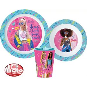 Barbie Service De Table, Micro-Service En Plastique - Neuf