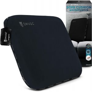 Trahoo-Coussin De Canapé En Mousse À Mémoire De Forme Avec Rétention De Forme - Velours Hypoallergénique, Mousse À Mémoire De Forme De Soutien, Housse Amovible Et Lavable (Gris Foncé) - Neuf