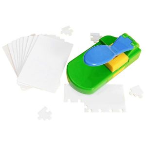 Green-Jigsaw Puzzle Maker Machine Jouets éducatifs pour enfants DIY - Neuf