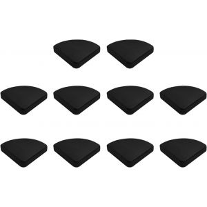 Lot De 10 Protections D'angle De S&eacute;curit&eacute; Pour Enfants,Protection Des Coins Pour Meubles Contre Les Coins Pointus,Protection De Coussin D'angle Super Douce Pour Meubles,Tables,Bureaux,Lits,Murs.[J30] - Neuf