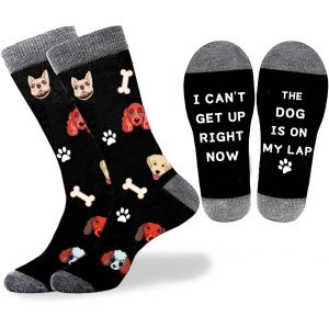 Jgd-Chaussettes Fantaisie Pour Les Amoureux Des Chiens Et Des Chats Pour Homme Et Femme, Cadeaux Amusants En Coton Pour Papa, Maman, Mari, &Eacute;pouse, Id&eacute;es De No&euml;l - Neuf