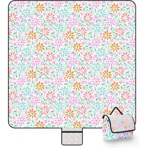 Ulteronixshop-Tapis De Pique-Nique 200 X 200 Cm - Taille Xxl - Imperm&eacute;able - Sans Sable - Pliable - En Polyester - 3 Couches - Lavable - Pour L'ext&eacute;rieur, Le Camping, Le Parc, Les Voyages, Les R&eacute;unio - Neuf