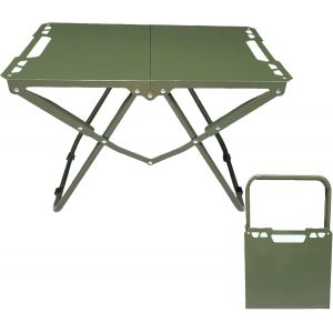 Ulteronixshop-Petite Table De Camping Pliante Portable En Acier Au Carbone, Table De Salle &Agrave; Manger/Table De Voyage, Forte Capacit&eacute; De Charge, Table De Jardin Int&eacute;rieur/Ext&eacute;rieur, Pique-Nique, Barbec - Neuf