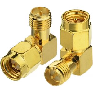 KALANKA-Adaptateur RP SMA Femelle vers SMA Mâle Adaptateur Antenne WiFi 2Pcs pour Antenne 4G WiFi Carte Routeur WiFi Cartes PCI Routeur Wirelesse Bluetooth ZigBee Adaptateur antenne autoradio - Neuf