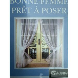 Rideaux Bonne Femme Pr&ecirc;t &Agrave; Poser - Neuf