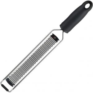 Eryi-Zesteur D'agrumes & Râpe À Fromage Manuelle, Râpe Fine Pour Parmesan, Citron, Coconut, Muscade, Chocolat Et Plus, 34,5cm, Lames Tranchante En Acier Inoxydable, Poignée En Silicone - Neuf