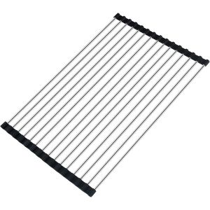 Égouttoir À Vaisselle Pliable En Acier Inoxydable, Égouttoir À Vaisselle Pliable Pour Comptoir De Cuisine, Égouttoir À Vaisselle Pliable Pour Évier ... - Neuf